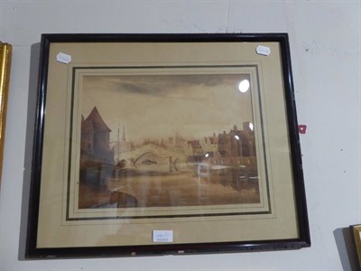 Lot 1080 - Henry Barnard (19th Century) York, watercolour; together with a further 19th century...