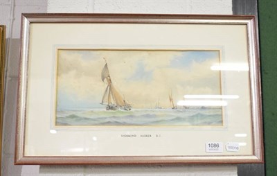 Lot 1086 - Richmond Markes (20th century) Sailing ships, watercolour