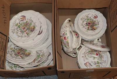 Lot 1131 - A Royal Doulton ''Hampshire'' pattern part dinner service (two boxes)