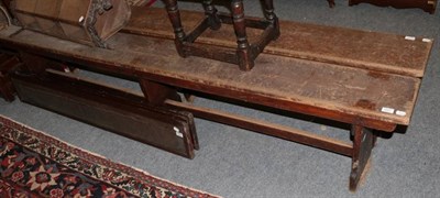 Lot 1227 - Two school gymnasium benches