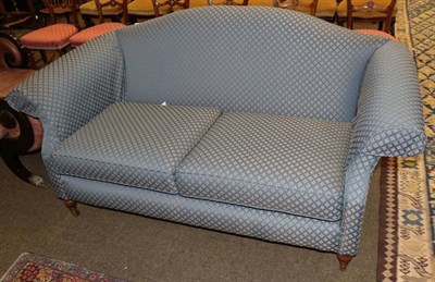 Lot 1338 - A modern two seater settee, by Plumbs, with fire labels, 175cm wide