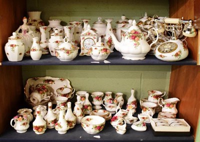 Lot 221 - Large accumulation of Royal Albert ''Old Country Roses'' pattern, teawares and ornamental items...