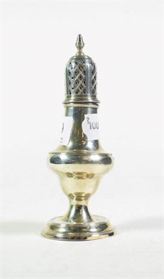 Lot 239 - A George III silver sugar caster by C H, London 1791