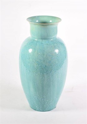 Lot 384 - A Pilkingtons Lancastrian vase shape number 2181, with a turquoise glaze