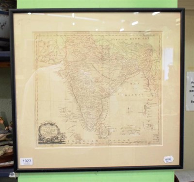 Lot 1023 - Kitchin (T.), 'New Map of Indostan or East Indes...' uncoloured, framed and glazed