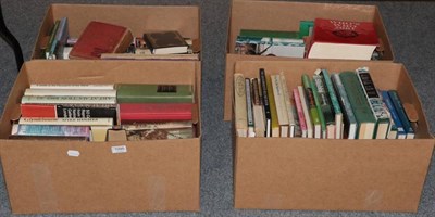 Lot 1095 - Four boxes of books including reference and novels