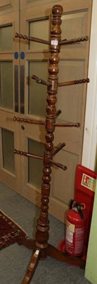 Lot 1213 - A turned coat stand