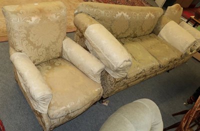 Lot 1236 - A three piece suite comprising sofa and two chairs