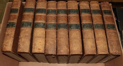 Lot 211 - Ruffhead, Owen The Statutes at Large. Mark Basket, 1763-5. 4to (9 vols). Handsomely bound in...
