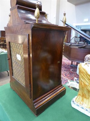Lot 243 - A Walnut Quarter Striking Table Clock, retailed by W Kibble, 22 Gracechurch Street, London,...