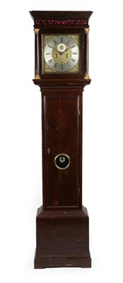 Lot 249 - An Ebonised Pine Eight Day Half Hour Passing Strike Longcase Clock, signed Isaac Papavoine,...