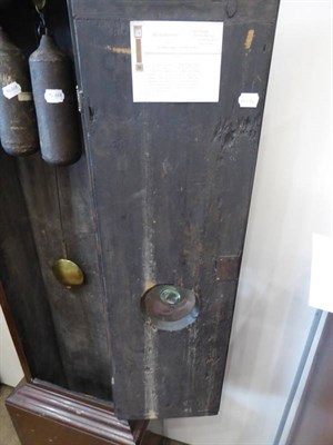 Lot 249 - An Ebonised Pine Eight Day Half Hour Passing Strike Longcase Clock, signed Isaac Papavoine,...