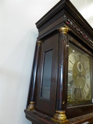 Lot 249 - An Ebonised Pine Eight Day Half Hour Passing Strike Longcase Clock, signed Isaac Papavoine,...