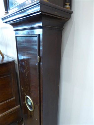Lot 249 - An Ebonised Pine Eight Day Half Hour Passing Strike Longcase Clock, signed Isaac Papavoine,...