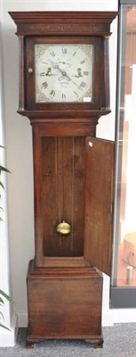 Lot 253 - An Oak Thirty Hour Longcase Clock, signed Simpson, Wigton, circa 1790, flat top pediment,...