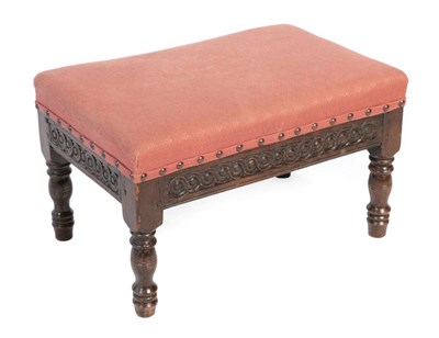 Lot 315 - ^ An Oak Dropleaf Side Table, of rectangular form with single frieze drawer, the single...