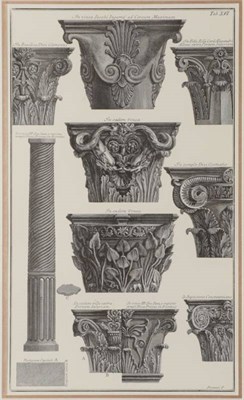 Lot 1004 - After Giovanni Battista Piranesi (1720-1778) Italian An antique marble vase from the Earle...