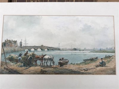 Lot 1021 - Clarkson Frederick Stanfield RA (1793-1867) Dover Cliffs Watercolour, together with Sydney Goodwin
