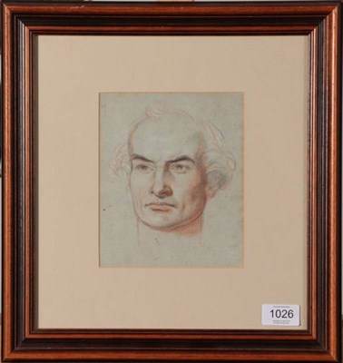 Lot 1026 - Charles West Cope RA (1811-1890) Head study, possibly a study for ''The Council of the Royal...