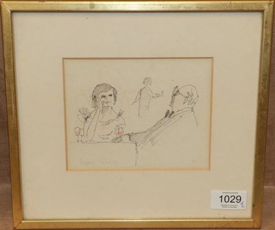 Lot 1029 - Sir Hugh Casson PRA (1910-1999) ''Upper Wallop'' Signed and inscribed, ink, together with a further