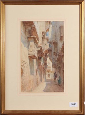 Lot 1048 - {} Walter Tyndale (1855-1943) ''Vanishing Cairo'' Watercolour, 32.5cm by 20cm  Provenance:...
