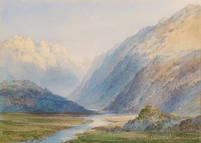 Lot 1051 - {} William Callow RWS (1812-1908) ''Saxon, Switzerland'' Signed, watercolour, 24cm by 34cm...