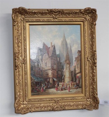 Lot 1061 - Henri Schafer (1833-1916) French ''Chartres'' Signed, inscribed verso, oil on canvas, together with