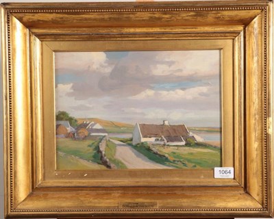 Lot 1064 - Donald McPherson (1920-1986) ''Sunny Down''  Signed, oil on board, 23.5cm by 33.5cm  Artist's...