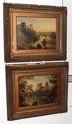Lot 1080 - Albert Milton Drinkwater (1862-1923) Richmond Castle Signed, oil on canvas, together with a further