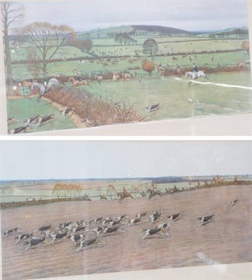 Lot 1111 - After Cecil Charles Windsor Aldin (1870- 1935) The Duke of Beaufort's Hunt  The York and Ainsty...