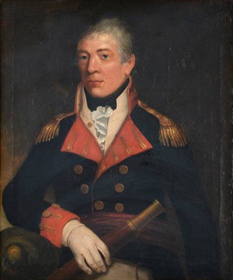 Lot 1161 - Anglo-Indian School (19th century) Portrait of Colonel George Constable of the Bengal Artillery Oil