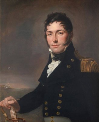 Lot 1164 - English School (Early 19th century) Portrait of Captain John Parish DL (1778-1837) Oil on...