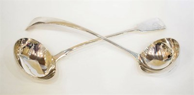 Lot 1521 - A Late Victorian Silver Fiddle Pattern Soup Ladle, Holland, Aldwinckle & Slater, London 1900;...