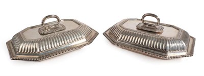 Lot 1523 - A Pair of Edwardian Silver Entreé Dishes and Covers, Martin, Hall & Co, Sheffield 1903/05,...