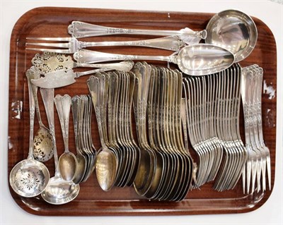 Lot 1540 - A Service of French Silver Fer de Lance Pattern Flatware, Emile Puiforcat, Paris, 1st Standard,...