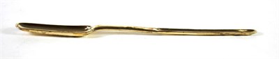 Lot 1608 - A George I Britannia Standard Silver Marrow Scoop, Charles Jackson, London 1723, 24cm long, 1.9ozt