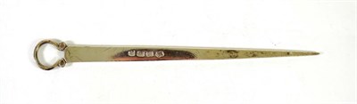 Lot 1609 - A George II Silver Meat Skewer, maker's mark IS, a device above, possibly a variant for John Le...