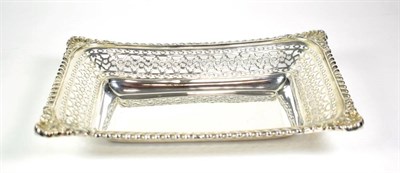 Lot 1627 - A Late Victorian Pierced Silver Basket, Walter Walker & Brownfield Tolhurst, London 1896,...