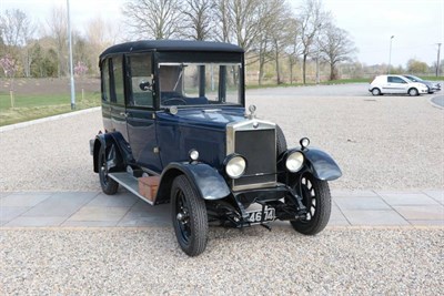 Lot 278 - Morris Oxford Flatnose. 'Judges car' Registration Number: FH 4674 First Registered: 10-01-1927...