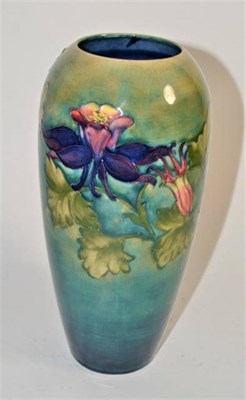 Lot 133 - A Walter Moorcroft vase ''Columbine'' pattern