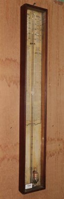 Lot 154 - A mahogany cased Admiral Fitzroy barometer