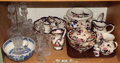 Lot 167 - A collection of Masons ''Mandalay'' pattern Ironstone including jugs, tureen and cover,...