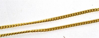 Lot 238 - An 18 carat gold curb link chain, length 61cm