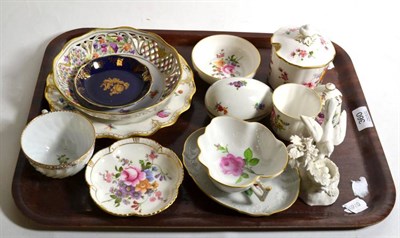 Lot 360 - Tray including Royal Crown Derby' Derby Posies' china; Royal Crown Derby 'Derby Days' cabinet...