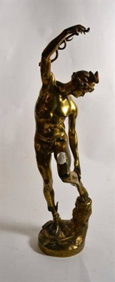 Lot 363 - Raymond Sudre (1870-1962): ''Depart de Mercure'', bronze, bearing French foundry mark