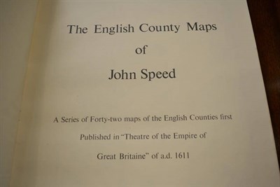 Lot 390 - The English Country Maps of John Speed, folio of reproduction maps originally published in...