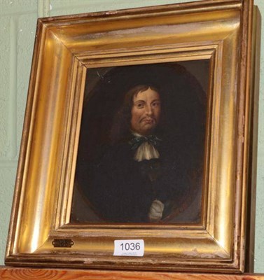 Lot 1036 - Dutch School, 19th century, Portrait of a doctor, oil on panel, 21cm by 17cm
