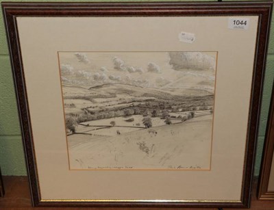 Lot 1044 - Piers Browne (b.1942) ''Kenny Haymaking Nappa Scar'', signed, inscribed and dated Aug (19)92, mixed