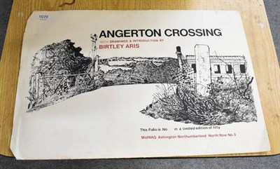 Lot 1070 - Birtley Aris (b.1927) ''Angerton Crossing'', a set of six reproductions of drawings from a...