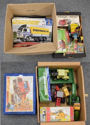 Lot 1137 - A collection of assorted battery toys, trains, Diecast and other toys